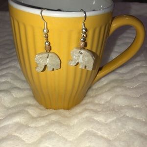 Ivory earrings